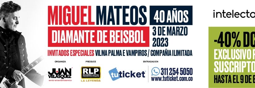 MIGUEL MATEOS 40 AÑOS